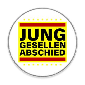Bachelor party Jga saying - Round  fridge magnet - white - Front