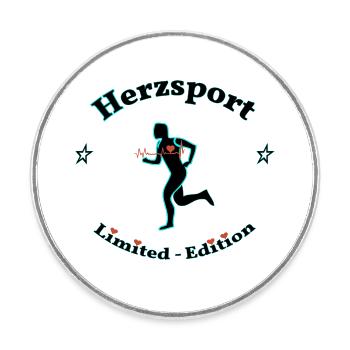 Hertz Sport - Magnet rond - blanc - Devant