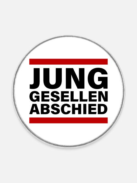 Junggesellen Abschied Jga - Runder Kühlschrankmagnet - Weiß