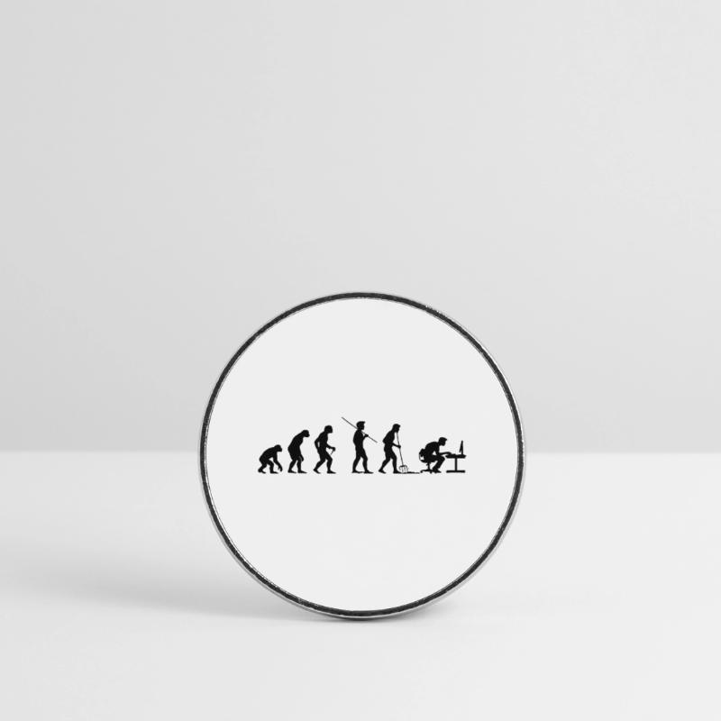 Programmeur Computer Freak Evolution Magnet rond
