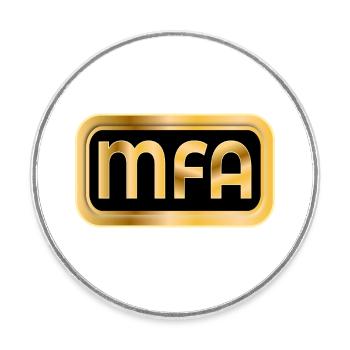 Medical assistant - Round  fridge magnet - white - Front