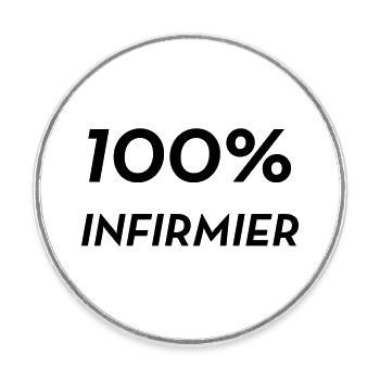 Krankenschwester / Mediziner / Doctor / - Runder Kühlschrankmagnet - Weiß - Vorne