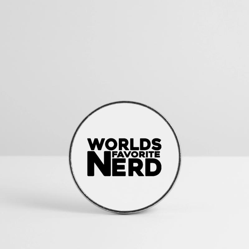 nerd coder iq server Runder Kühlschrankmagnet