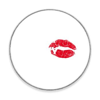 je suis sexy - Magnet rond - blanc - Devant