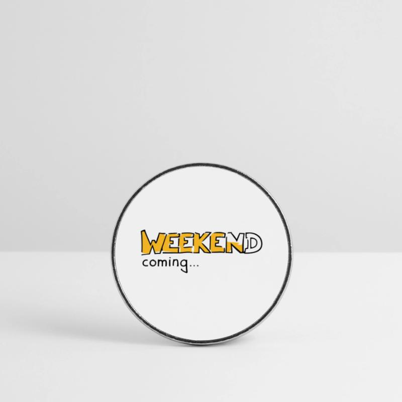 Weekend Round  fridge magnet