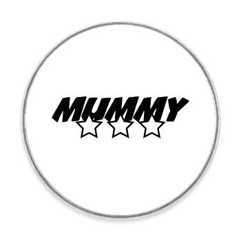 Meilleure Maman - Fête des Mères - Magnet rond - blanc - Devant