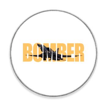 Bomber Tu-22 M3 - Runder Kühlschrankmagnet - Weiß - Vorne