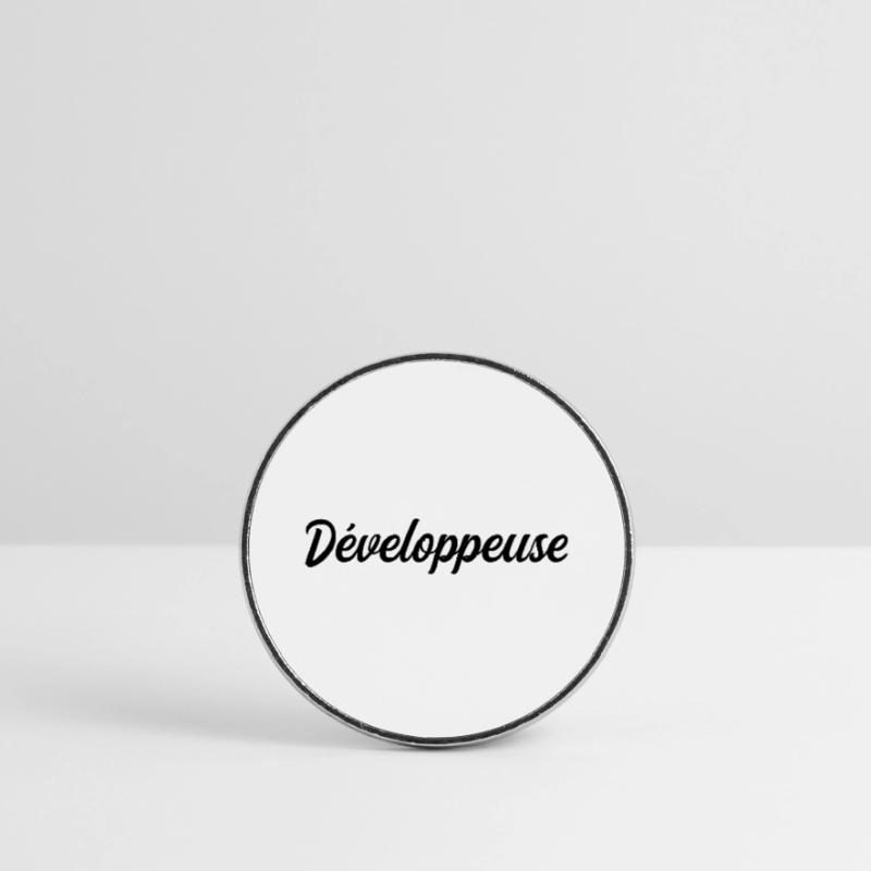 Développeuse Web Code Logiciel Application Tech Magnet rond