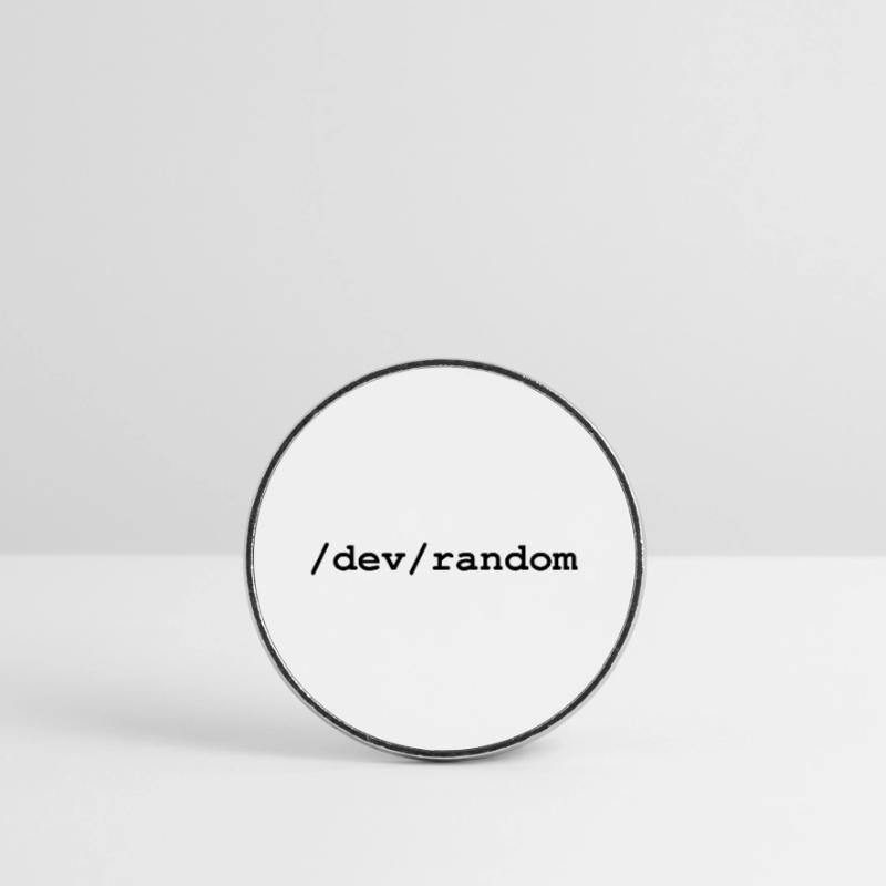 Linux random number generator - /dev/random Round  fridge magnet