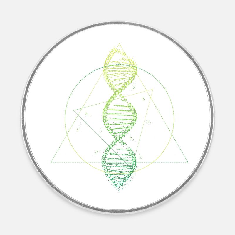 Biochimie de l’ADN - Magnet rond - blanc