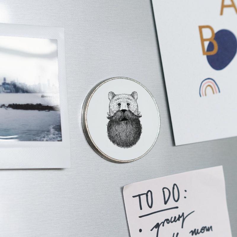 Runder Kühlschrankmagnet