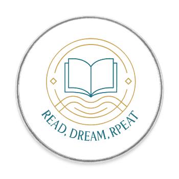 Read. Dream. Try again. - Round  fridge magnet - white - Front