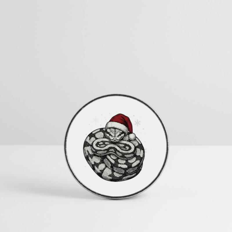 Serpent roi python roi de Noël Python boule Magnet rond