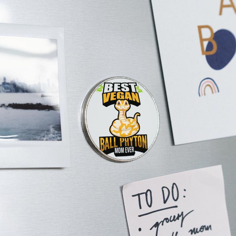 Round fridge magnet