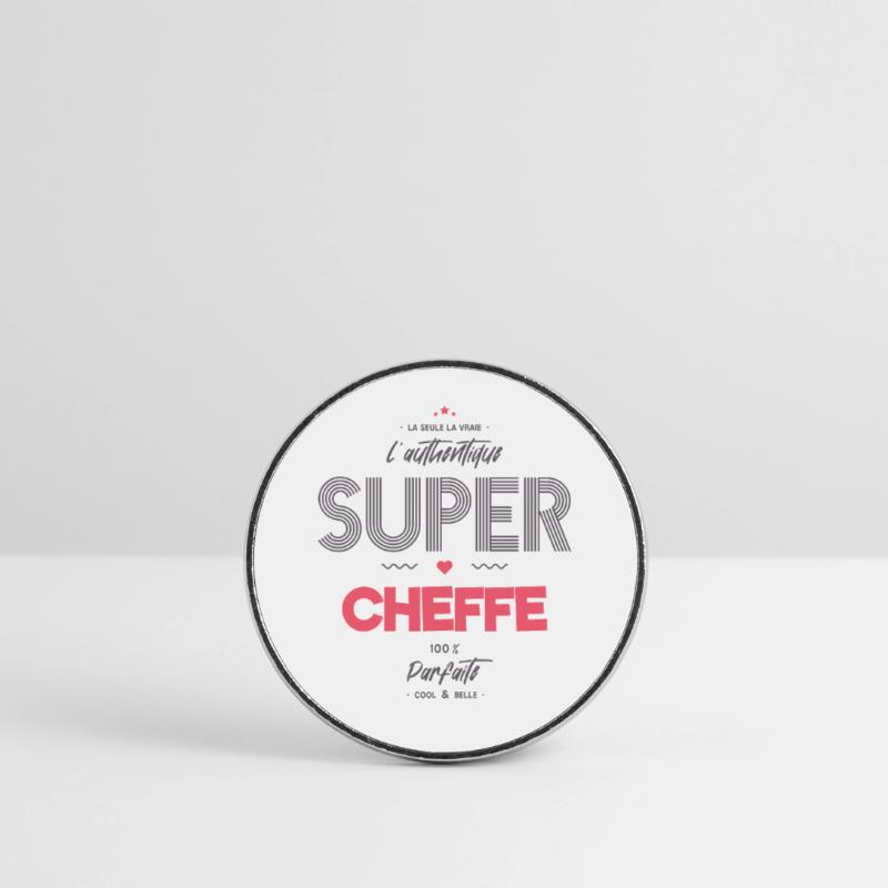 L authentique super cheffe Magnet rond