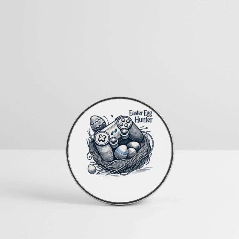 Conception de la manette de jeu Easter Egg Hunter Magnet rond
