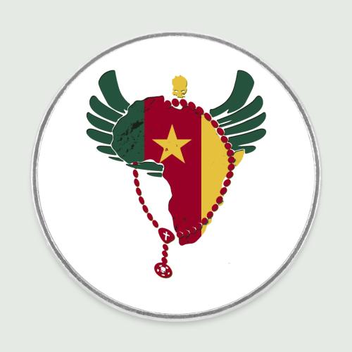 Cameroon - Round  fridge magnet