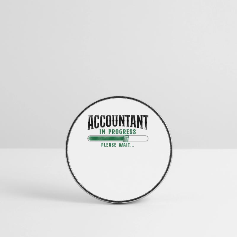 Comptable Comptable Comptable Comptabilité Magnet rond