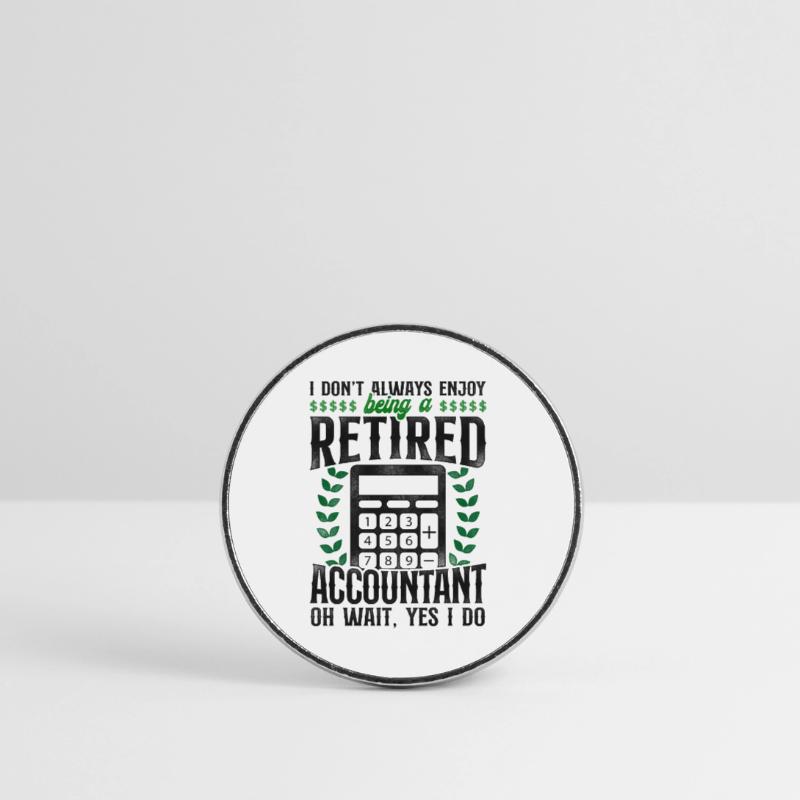 Comptable Comptable Comptable Comptabilité Magnet rond