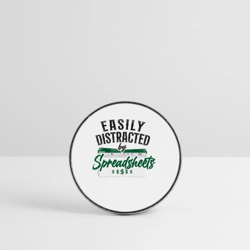 Comptable Comptable Comptable Comptabilité Magnet rond