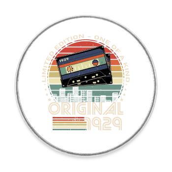 Limited Edition 1929 95th Anniversary - Round  fridge magnet - white - Front