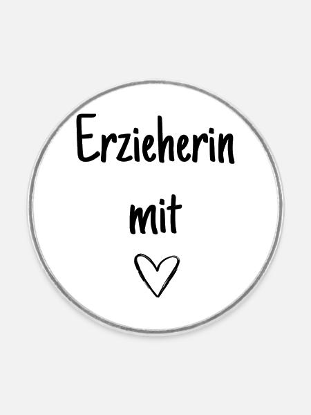 Abschiedsgeschenk - Runder Kühlschrankmagnet - Weiß