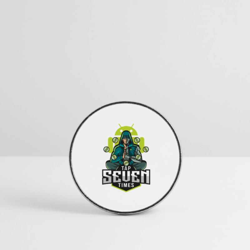 Android developer mode Round  fridge magnet