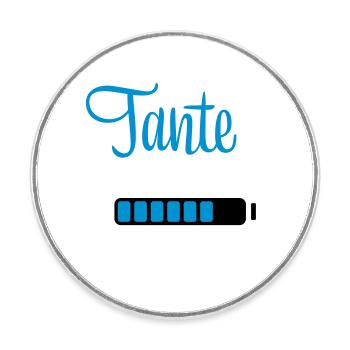 tante 2023 - Runder Kühlschrankmagnet - Weiß - Vorne