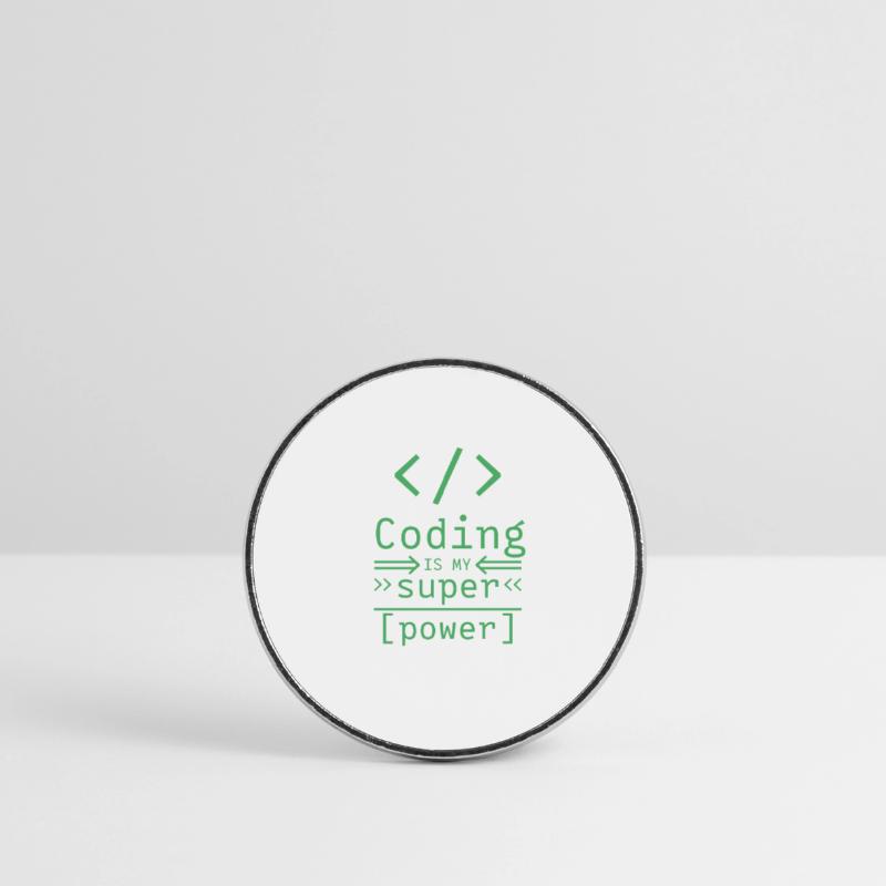 Programming Software Programmer Coder Coder Round  fridge magnet