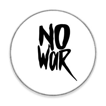 Protest Kriege Stoppen Frieden Anti Krieg Aktivist - Round  fridge magnet - white - Front