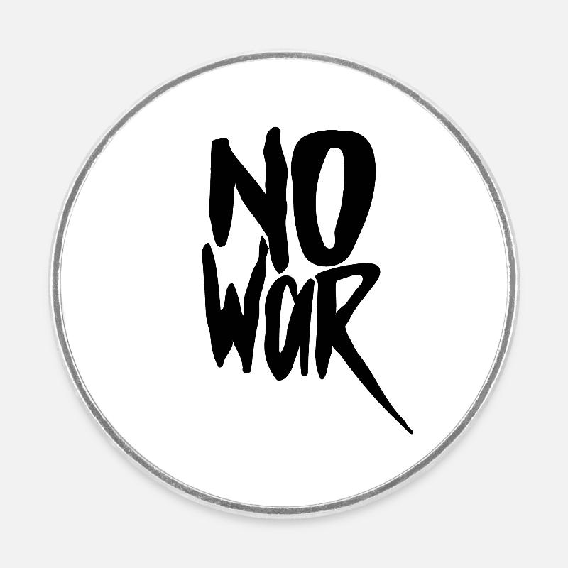 Protest Kriege Stoppen Frieden Anti Krieg Aktivist - Round  fridge magnet - white