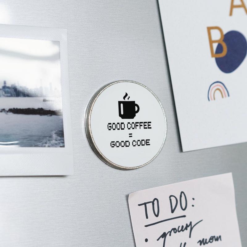 Runder Kühlschrankmagnet