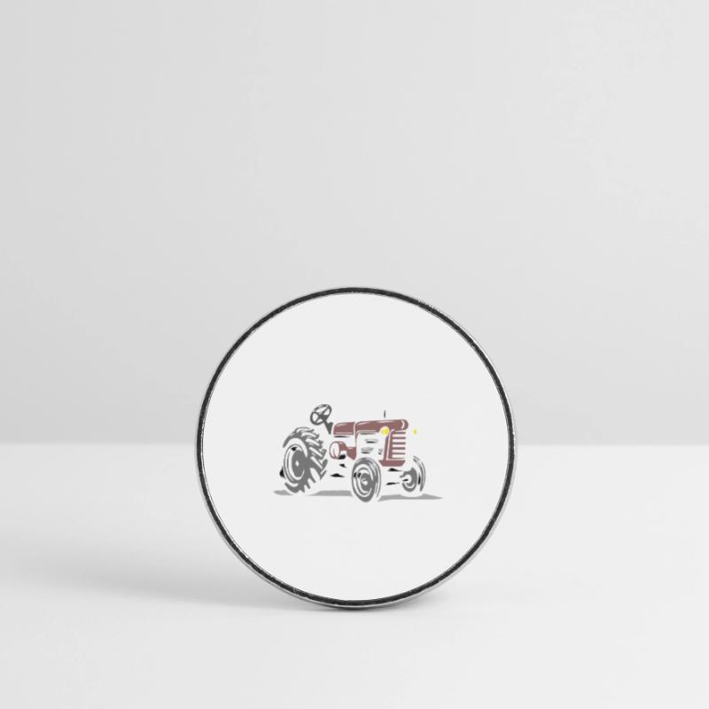 tractor pulling, tractor pulling Traktor, pulling, Runder Kühlschrankmagnet