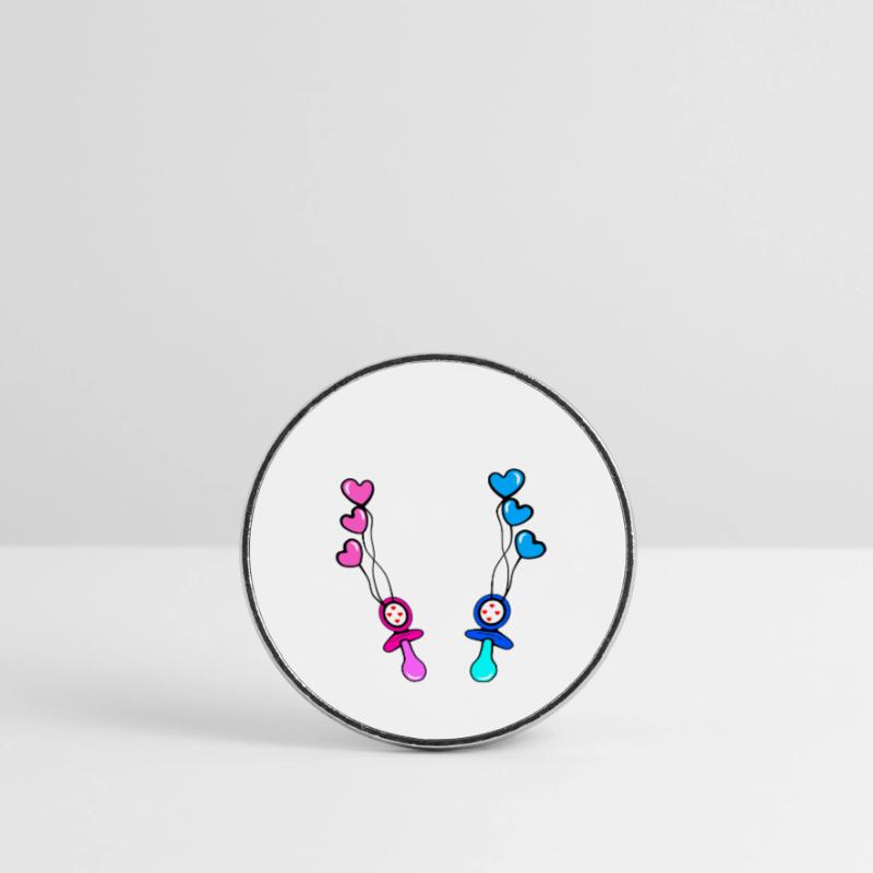 Mädchen Oder Junge Runder Kühlschrankmagnet