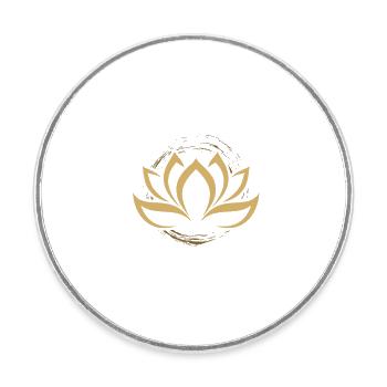 Ayurveda Massages Gifts | Ayurweda Hinduism - Round  fridge magnet - white - Front