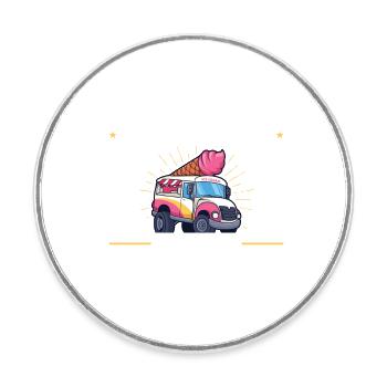 Xxxx Runner Marathon Clothing - Round  fridge magnet - white - Front
