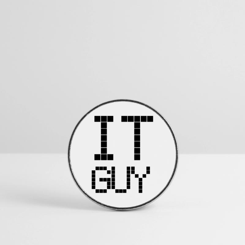 IT GUY | Nerd | | Computers Computer science Round  fridge magnet