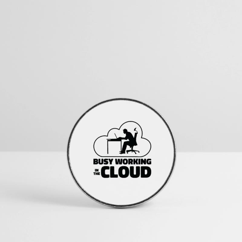 Encodage des programmeurs de cloud computing Magnet rond