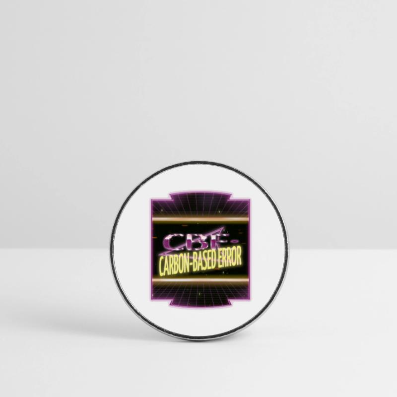 anonymous expect us hacker hacking engineer Round  fridge magnet