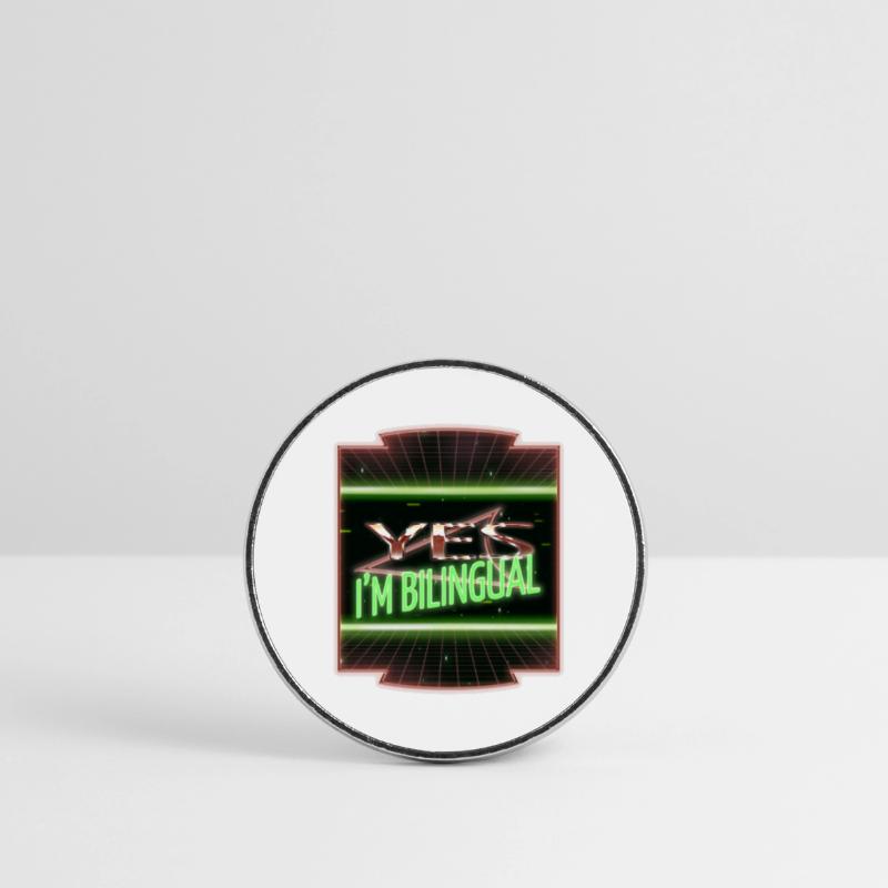 hacking coder birthday present idea funny computer Runder Kühlschrankmagnet