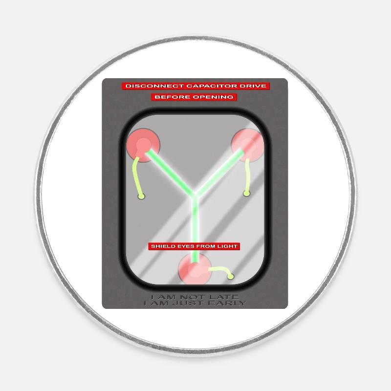 Il n’est pas trop tard ! - Magnet rond - blanc