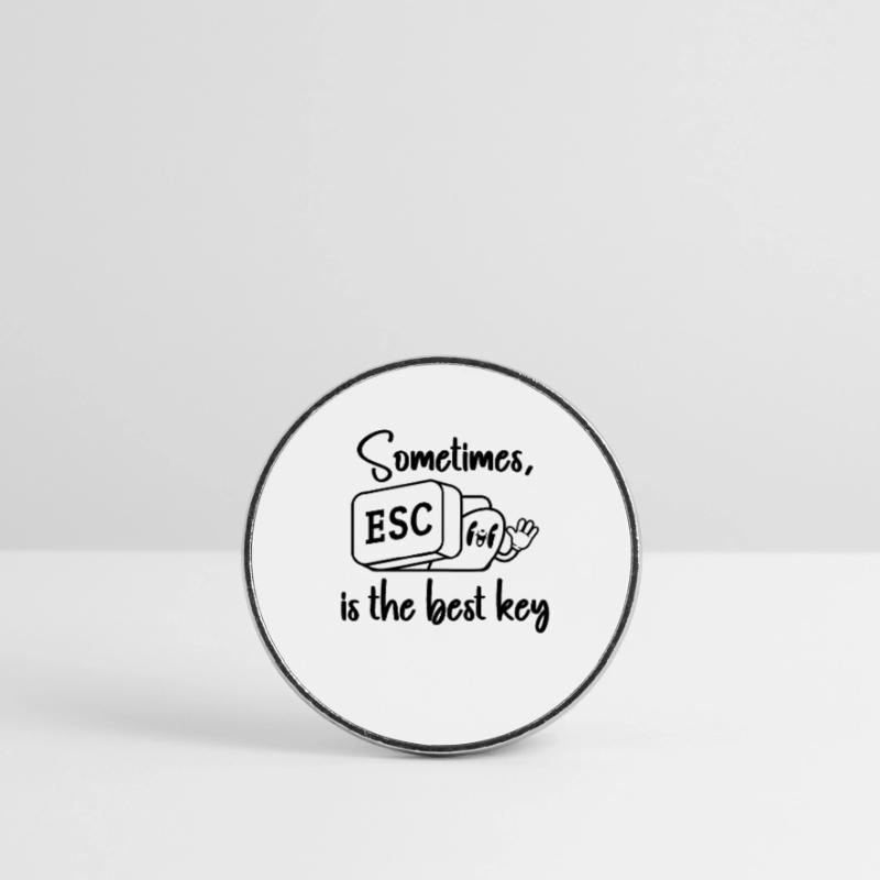 Software Engineer Computer Key Programming Round  fridge magnet