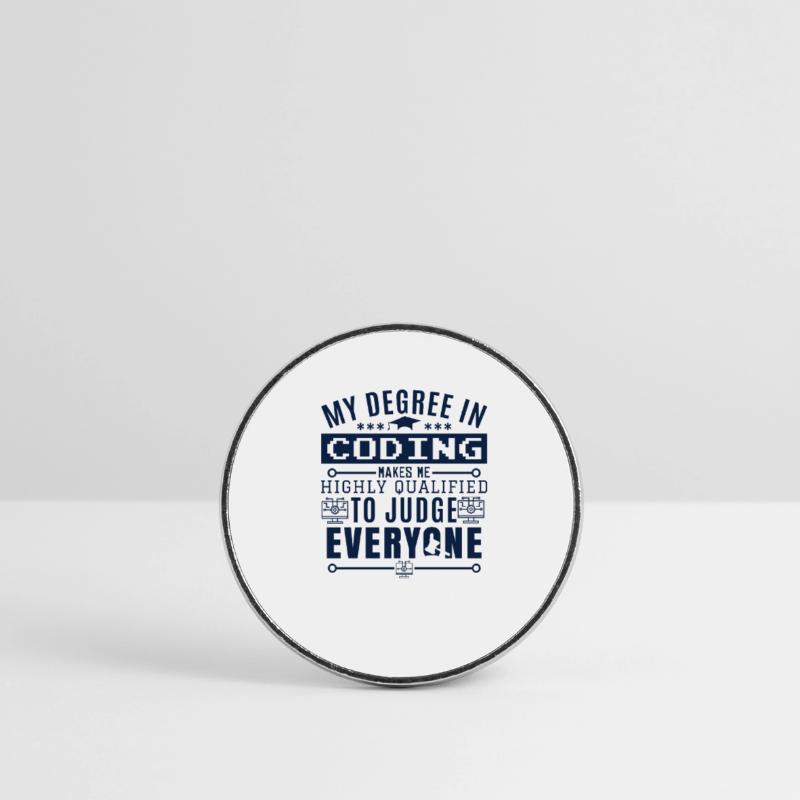 Coder | Programmer | Software Developer Round  fridge magnet