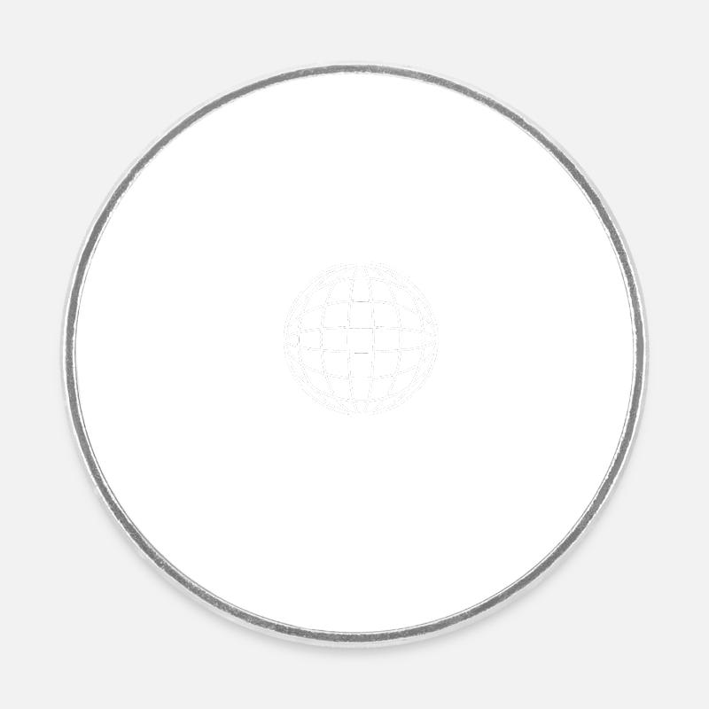 Conception du voyage d’équipe du Cap Nord - Magnet rond - blanc