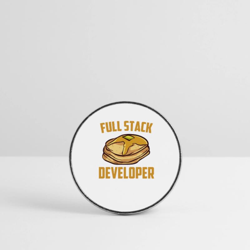 Full Stack Developer - Computer Science Programmer Round  fridge magnet