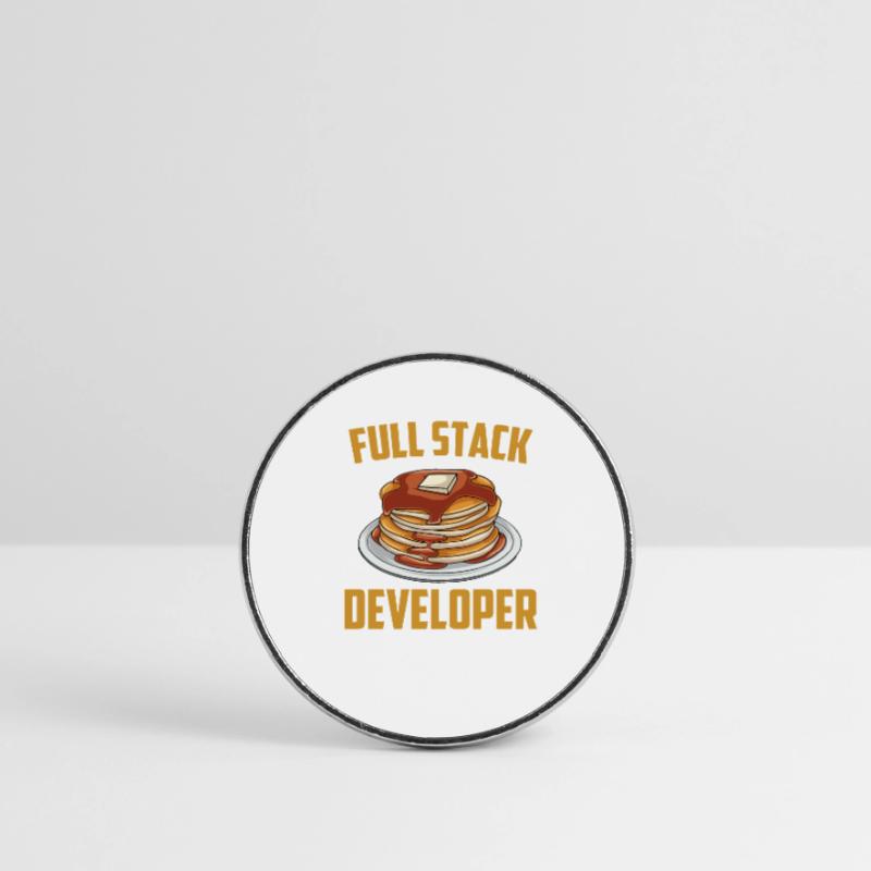 Développeur Full Stack - Programmeur scientifique Coder Magnet rond