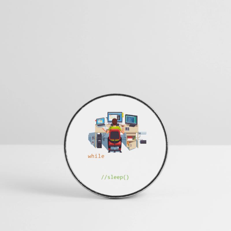 Computer Science Python Programmer Eat Code Sleep Round  fridge magnet