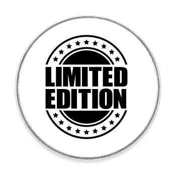 Édition limitée - Magnet rond - blanc - Devant