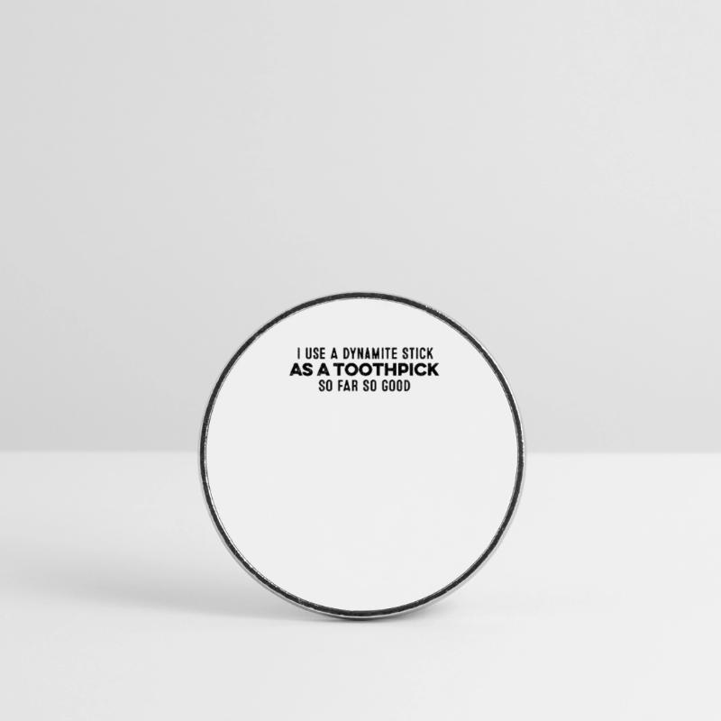 J’utilise un bâton de dynamite comme cure-dent Relax Cool Magnet rond