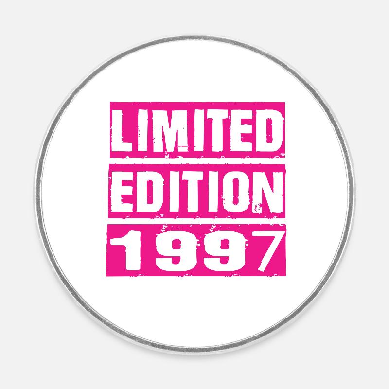 Édition limitée 1997 - Magnet rond - blanc